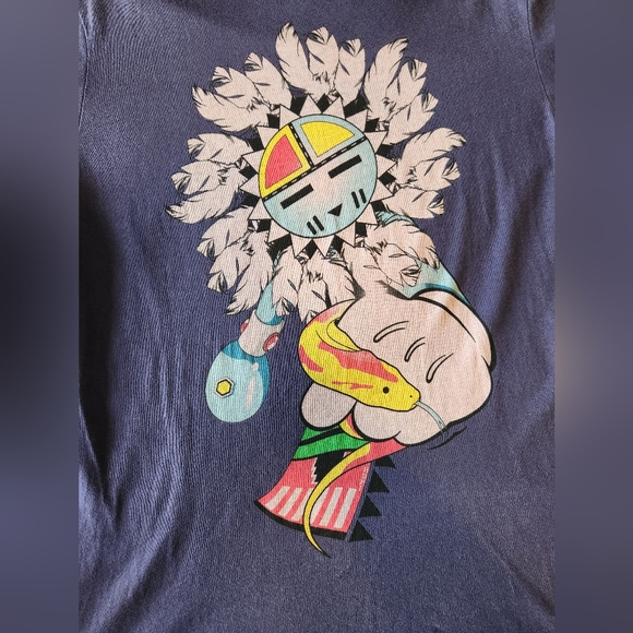 *Paul Smith Jeans Purple Graphic Tshirt Short Sleeve Size Small 100% Co… - Picture 3 of 10